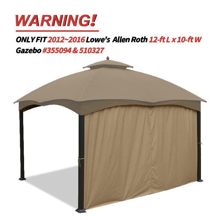10x12 Gazebo Replacement Accessories (GF-12S004B-1/GF-12S004BTO)
