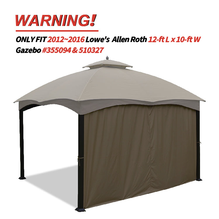 10x12 Gazebo Replacement Accessories (GF-12S004B-1/GF-12S004BTO)