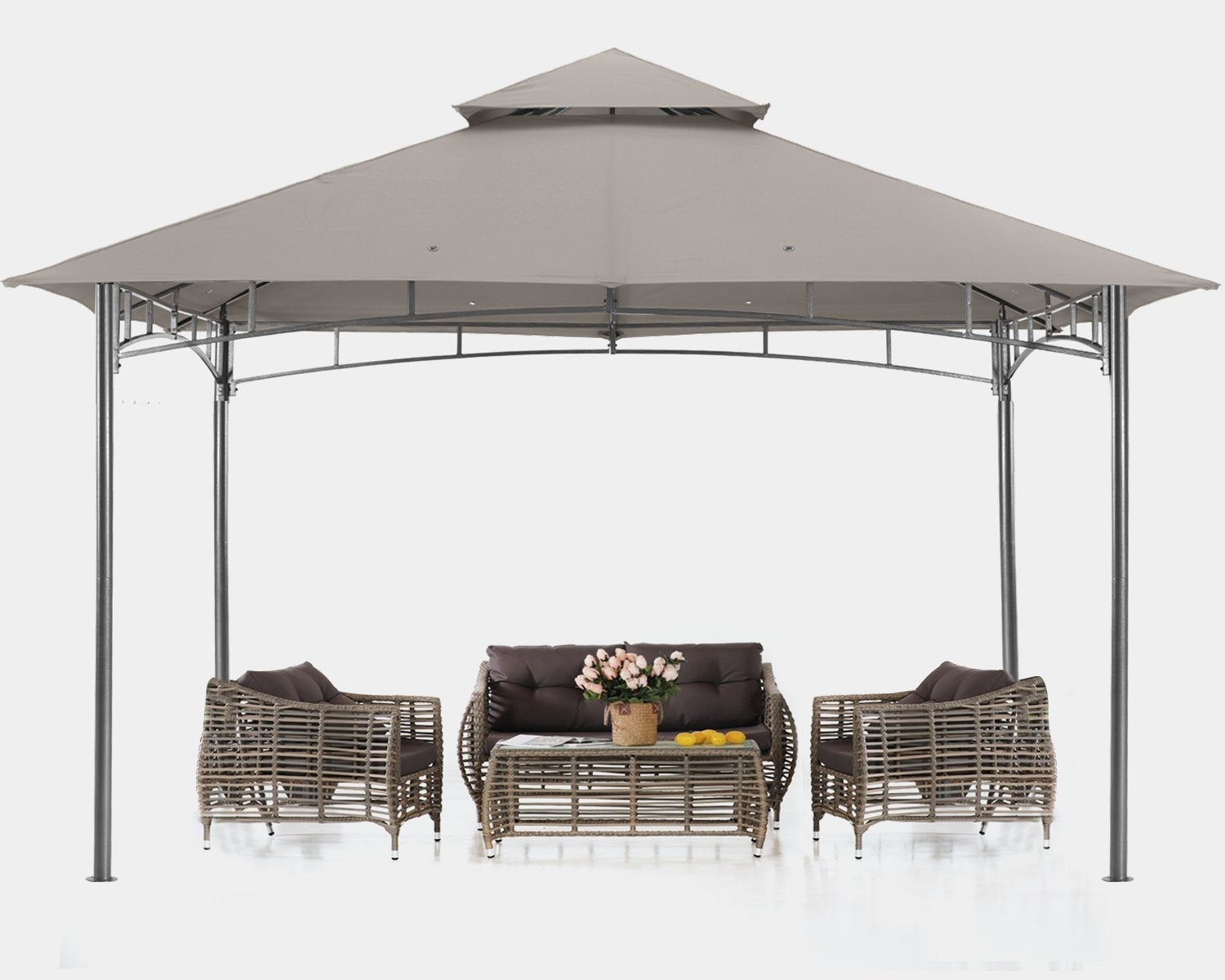 Double Tiered Patio Gazebo For Garden