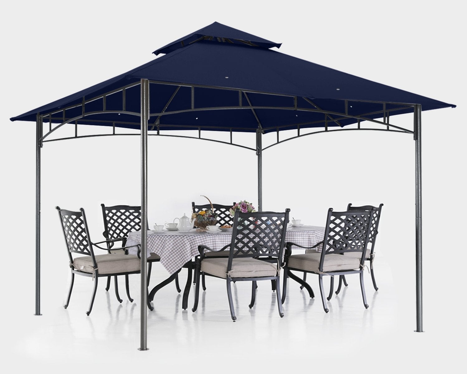 Double Tiered Patio Gazebo For Garden