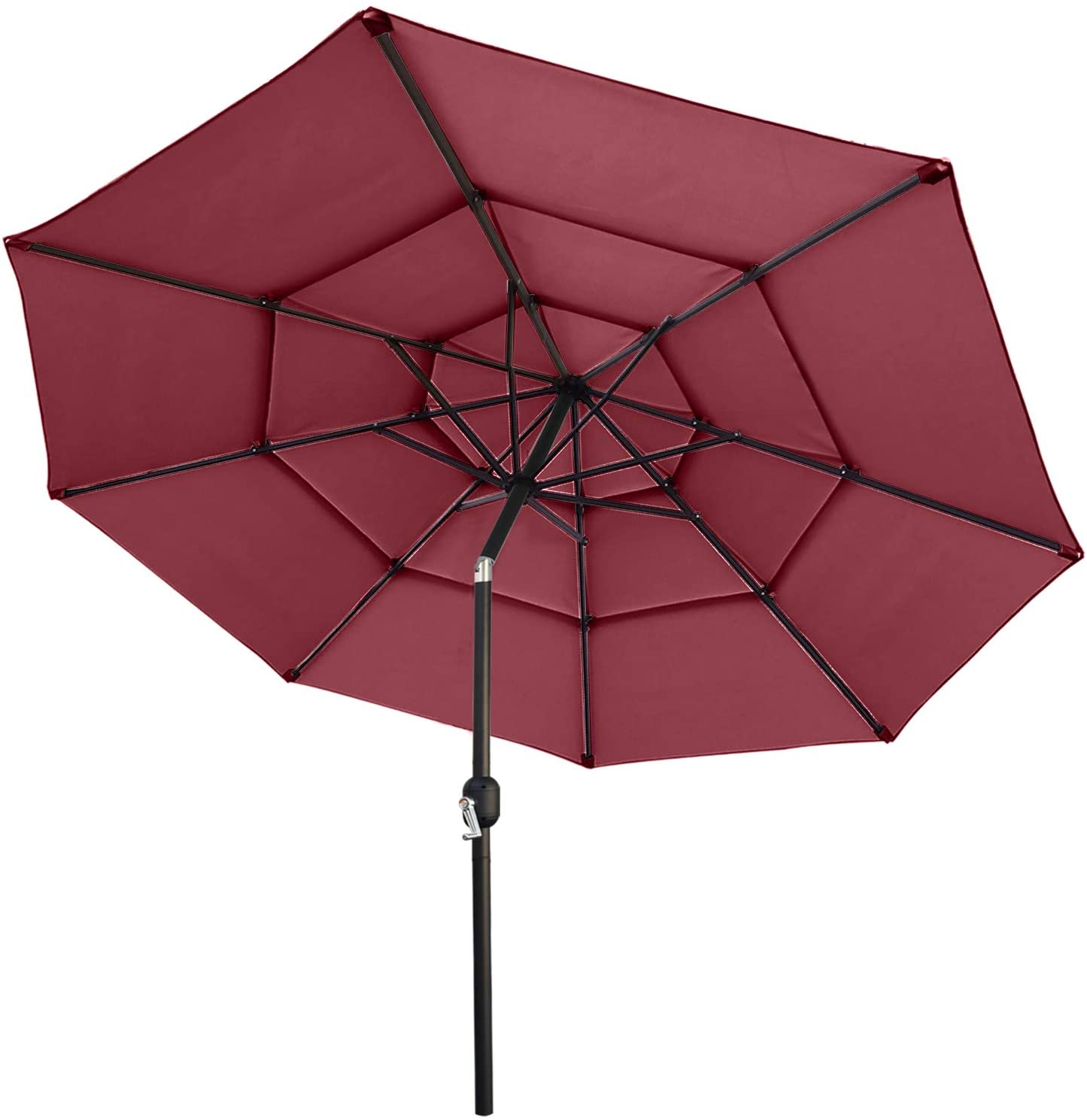 3 Tiers Patio Umbrella Outdoor Table Umbrella