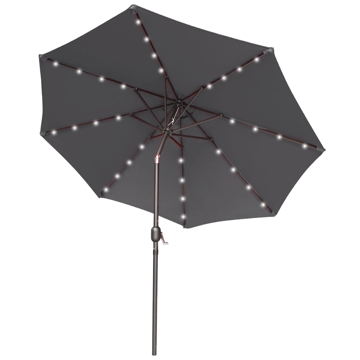 Patio Solar Umbrella Outdoor with 32LED Lights