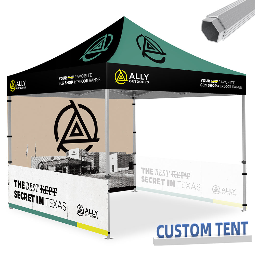 Custom Canopy Tent 10x10 S3 Professional Super Duty Aluminum