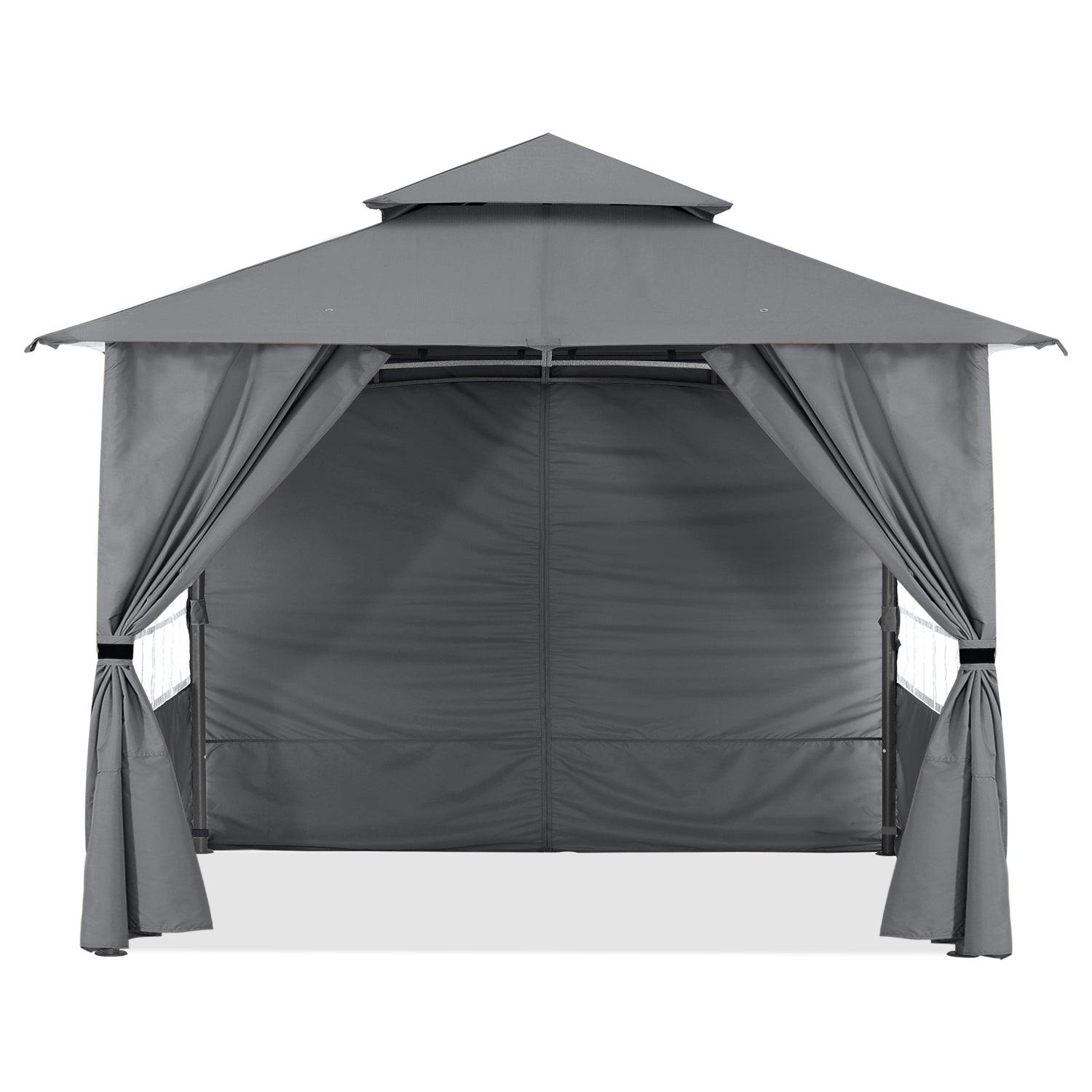 Outdoor Gazebo with Sidewalls and Church Window