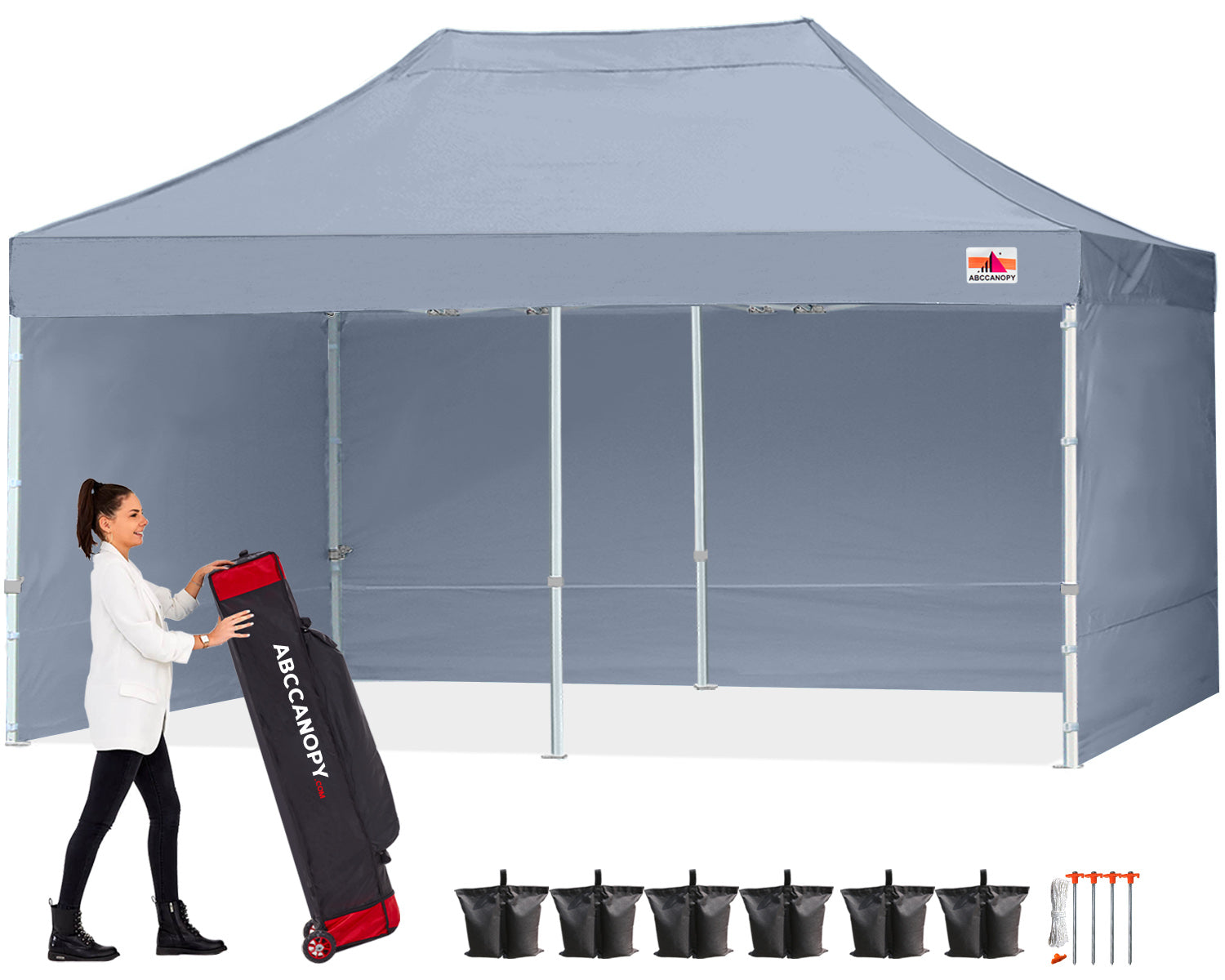 S1 Commercial Canopy Tent With Sidewalls 10x10/10x15/10x20
