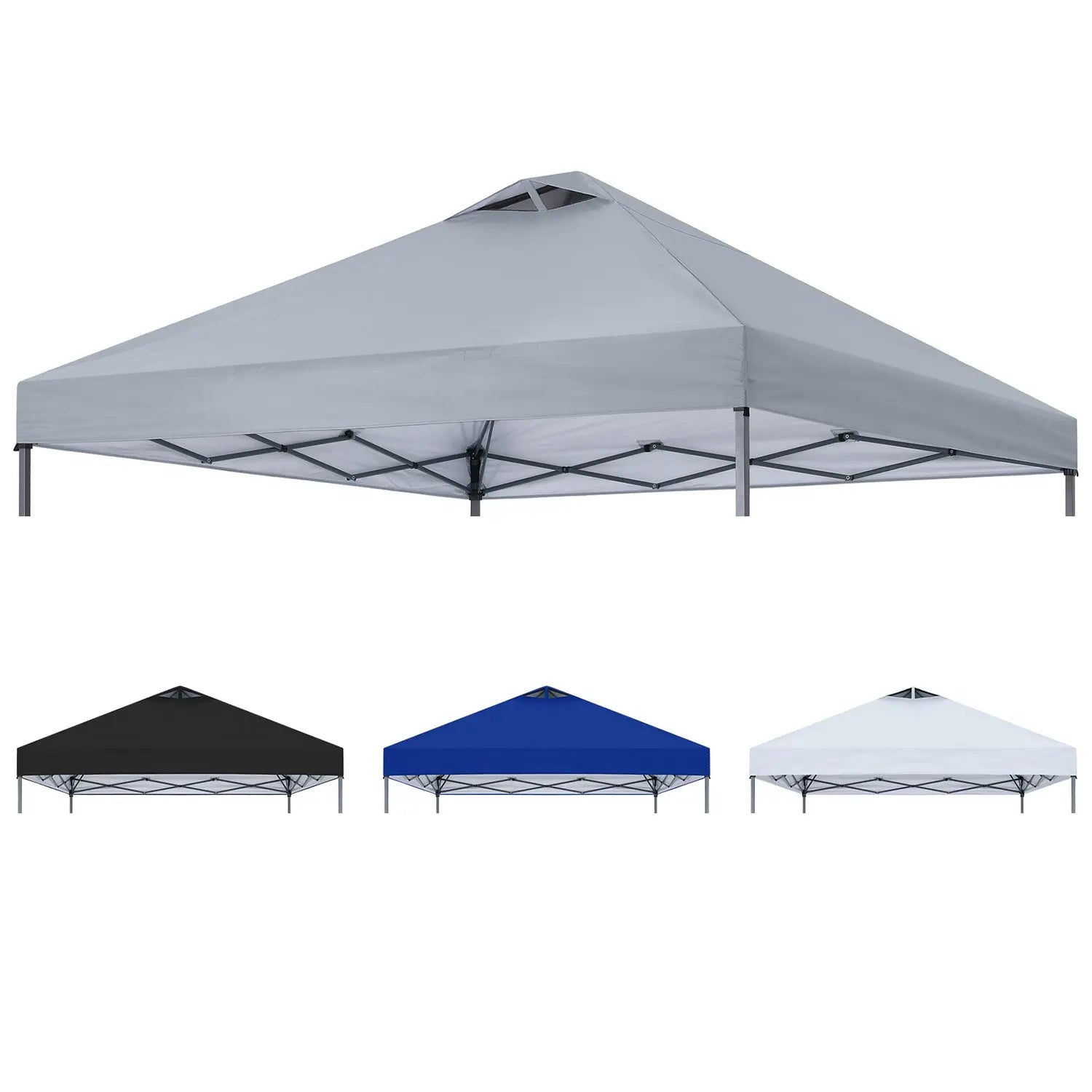 10x10 Replacement Canopy Top Cover with Air Vent