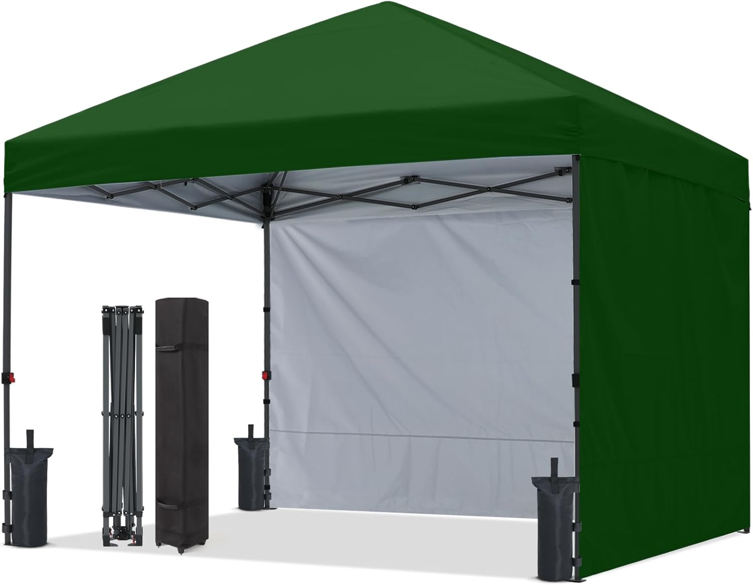 Outdoor Easy Pop‑up Canopy Tent with 2 Sun Walls