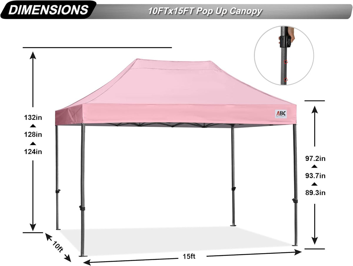 S1 Nova Base®-Lite Commercial Pop Up Canopy Tent 10x10, 10x15, 10x20
