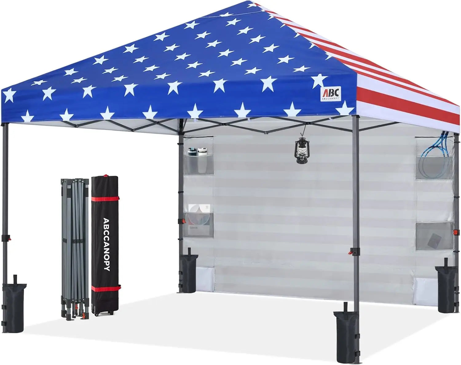 10x10 Pop‑up Canopy Tent with Storage Sidewall