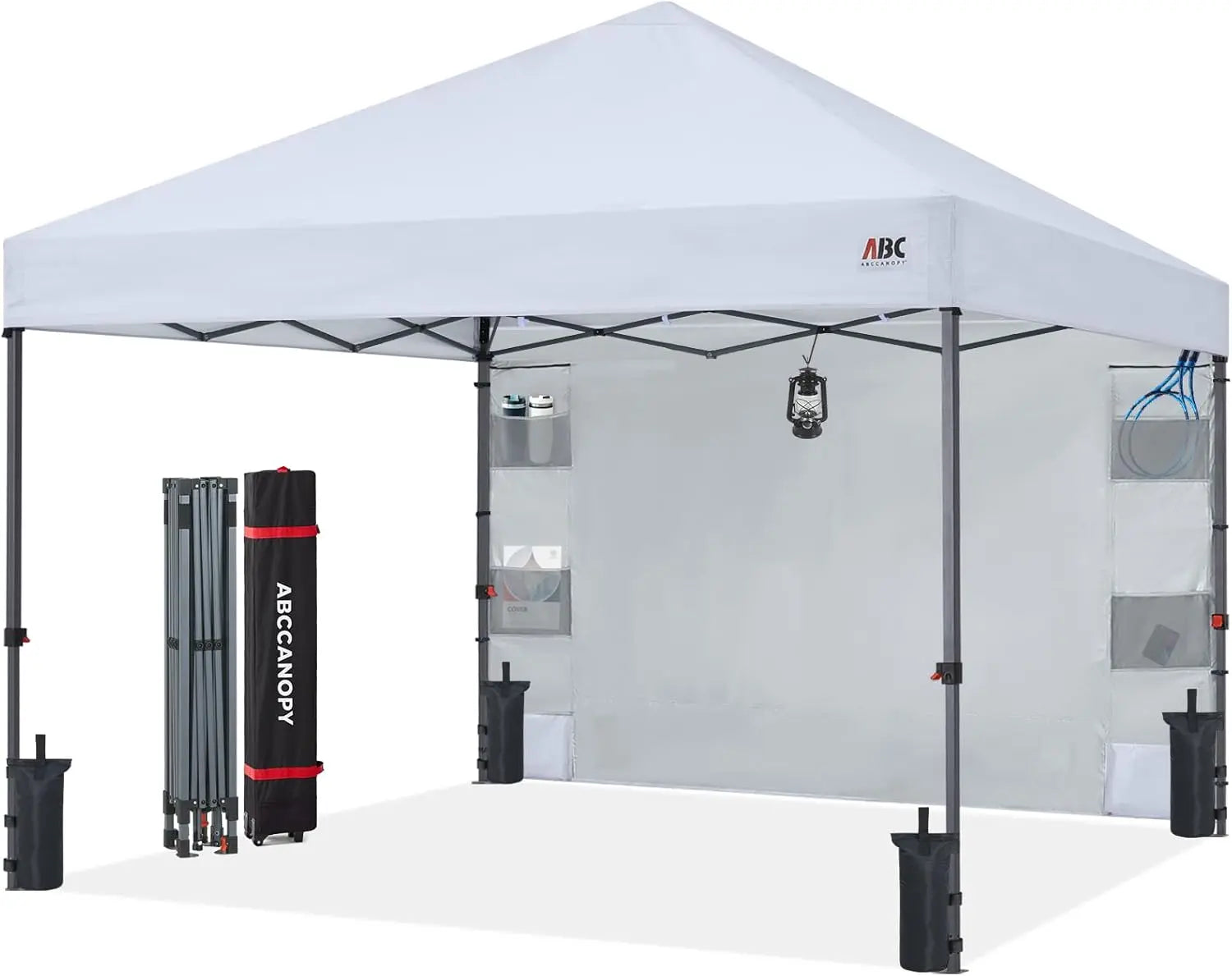 10x10 Pop‑up Canopy Tent with Storage Sidewall