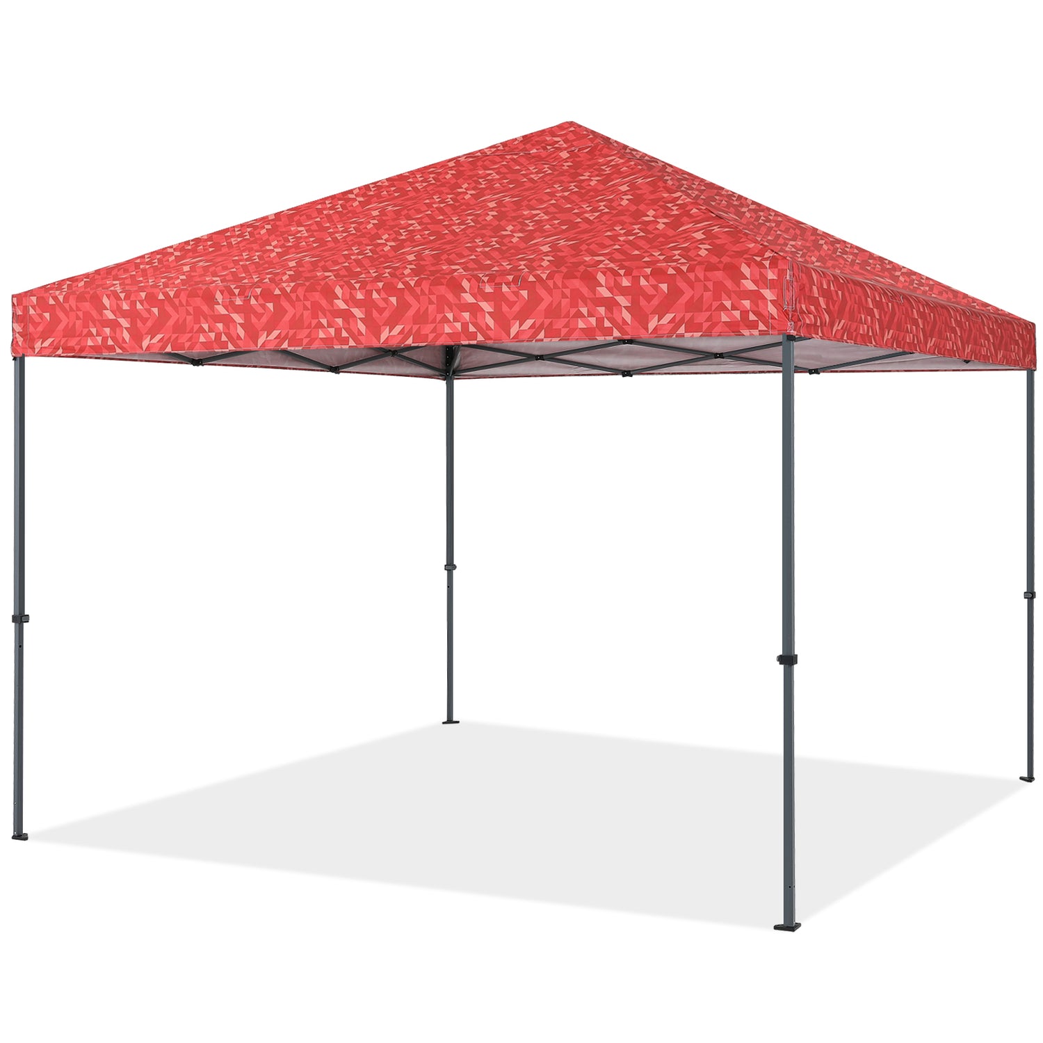 10x10 Outdoor Easy Pop‑up Canopy Tent with Graphic Print