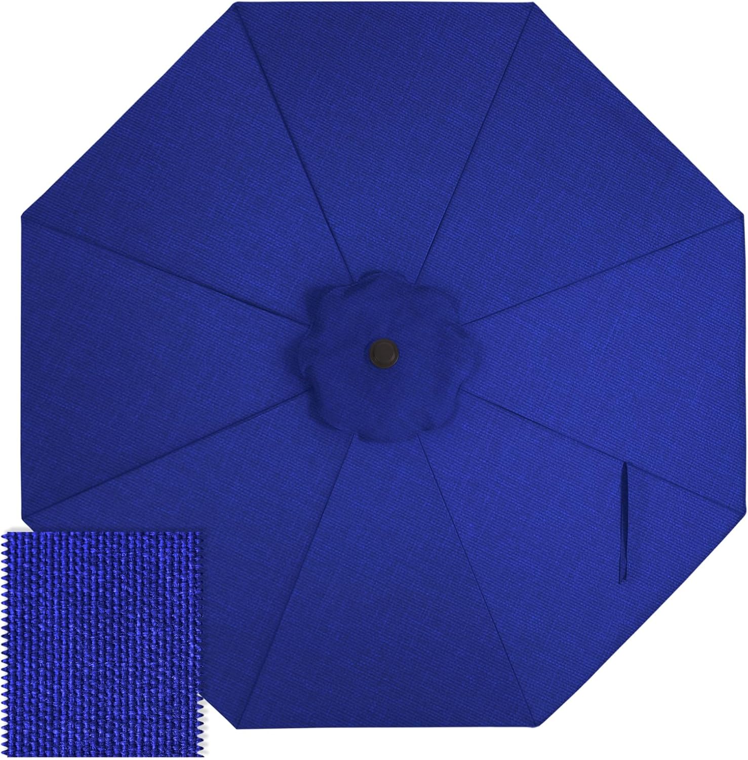 ABCCANOPY 9FT Patio Umbrella Replacement Canopy Only OLEFIN 5-Year Non Fading