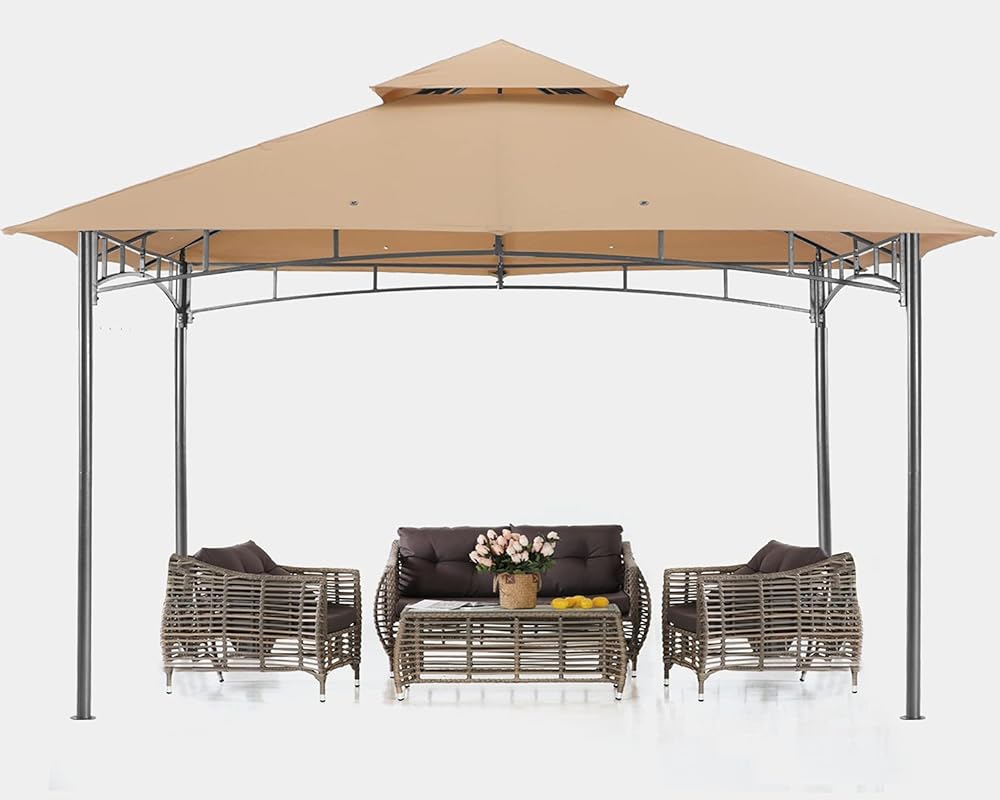 Double Tiered Patio Gazebo For Garden