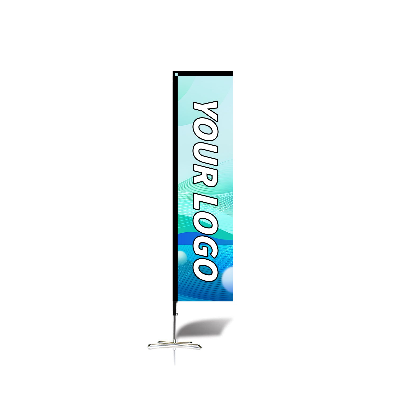 Custom Rectangle Flag 8FT/10FT/12FT