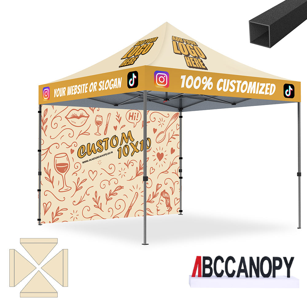Custom Canopy Tent (S1 Nova Base-Lite) - 10x10, 10x15, 10x20