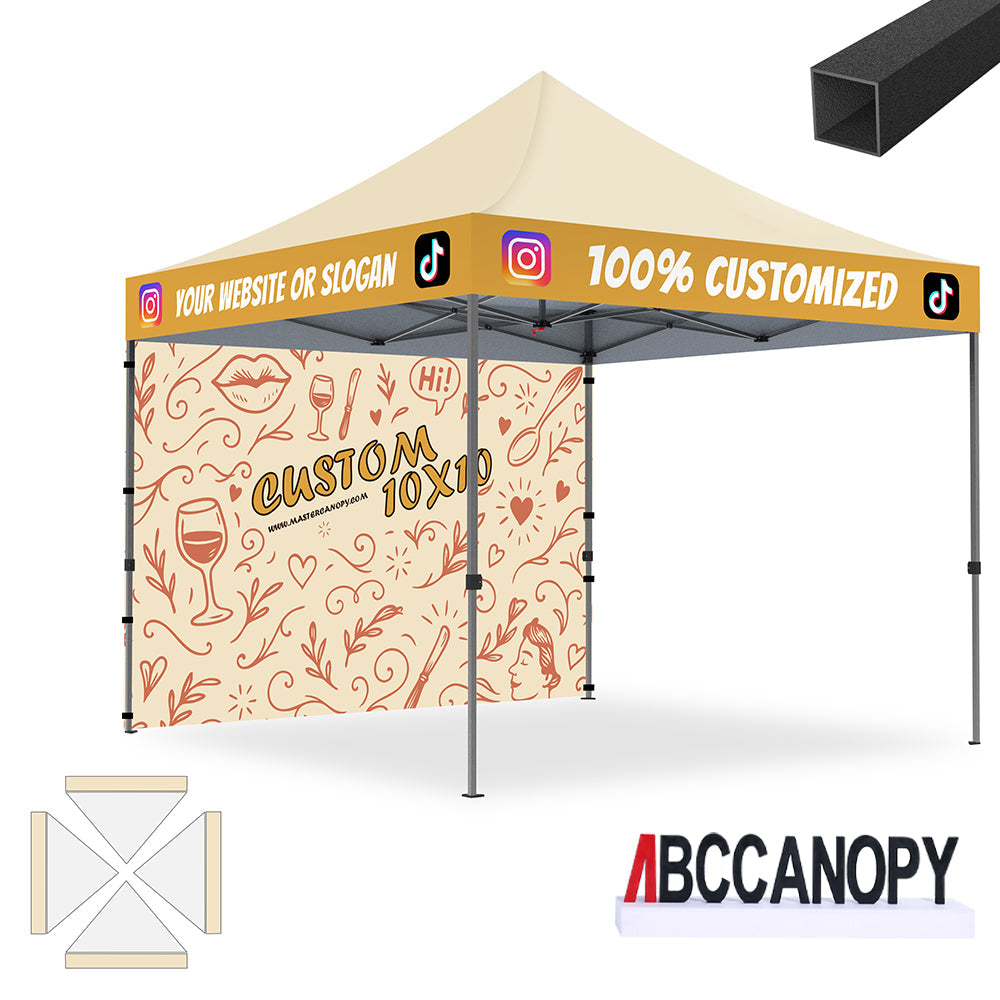 Custom Canopy Tent (S1 Nova Base-Lite) - 10x10, 10x15, 10x20