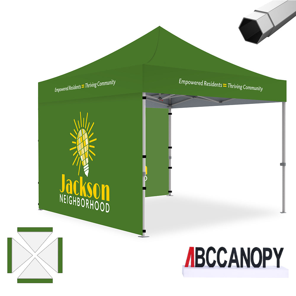Custom Canopy Tent Pop Up Shelter (S1 Nova Base-Frame) - 8x8, 10x10, 10x15, 10x20