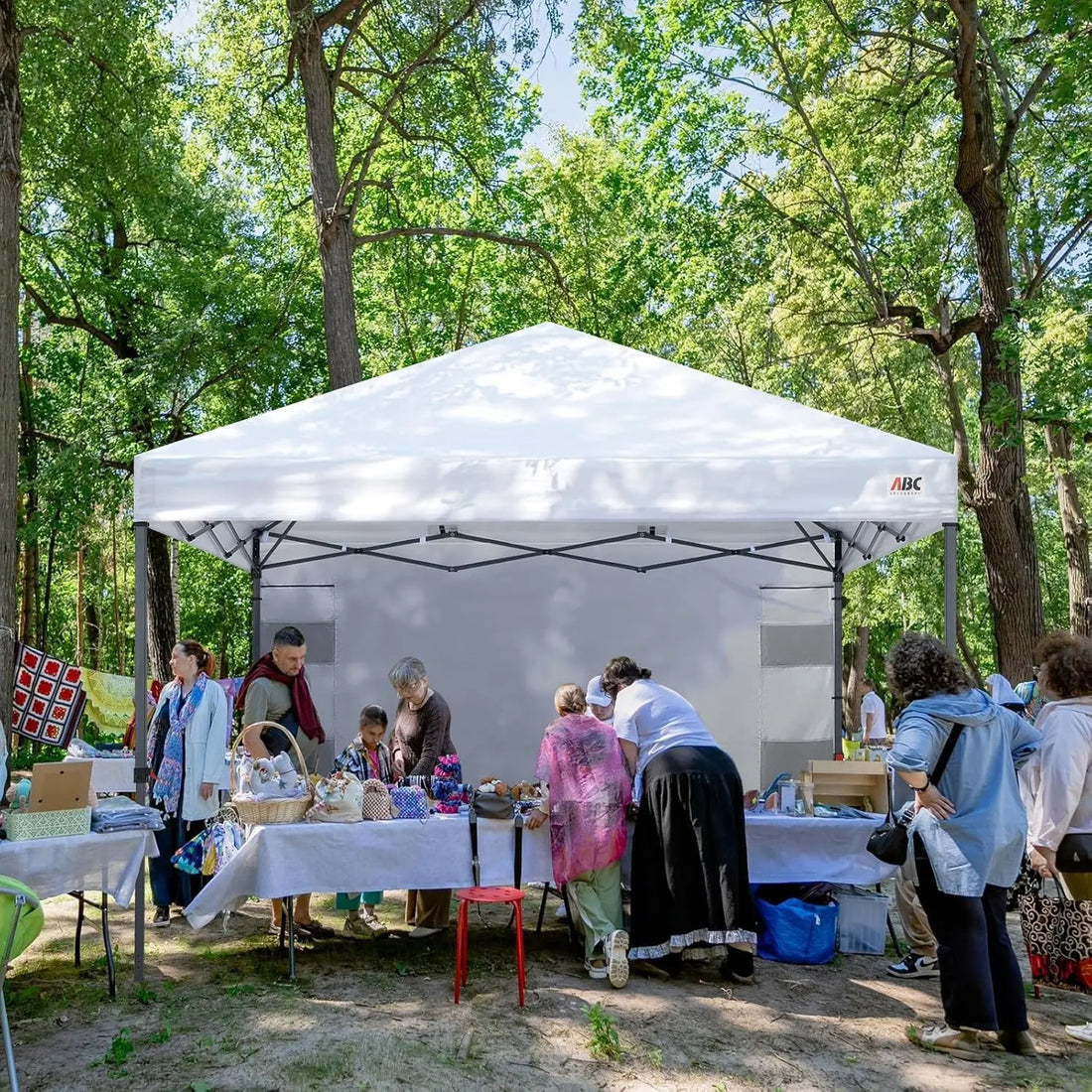 10x10 Pop‑up Canopy Tent with Storage Sidewall