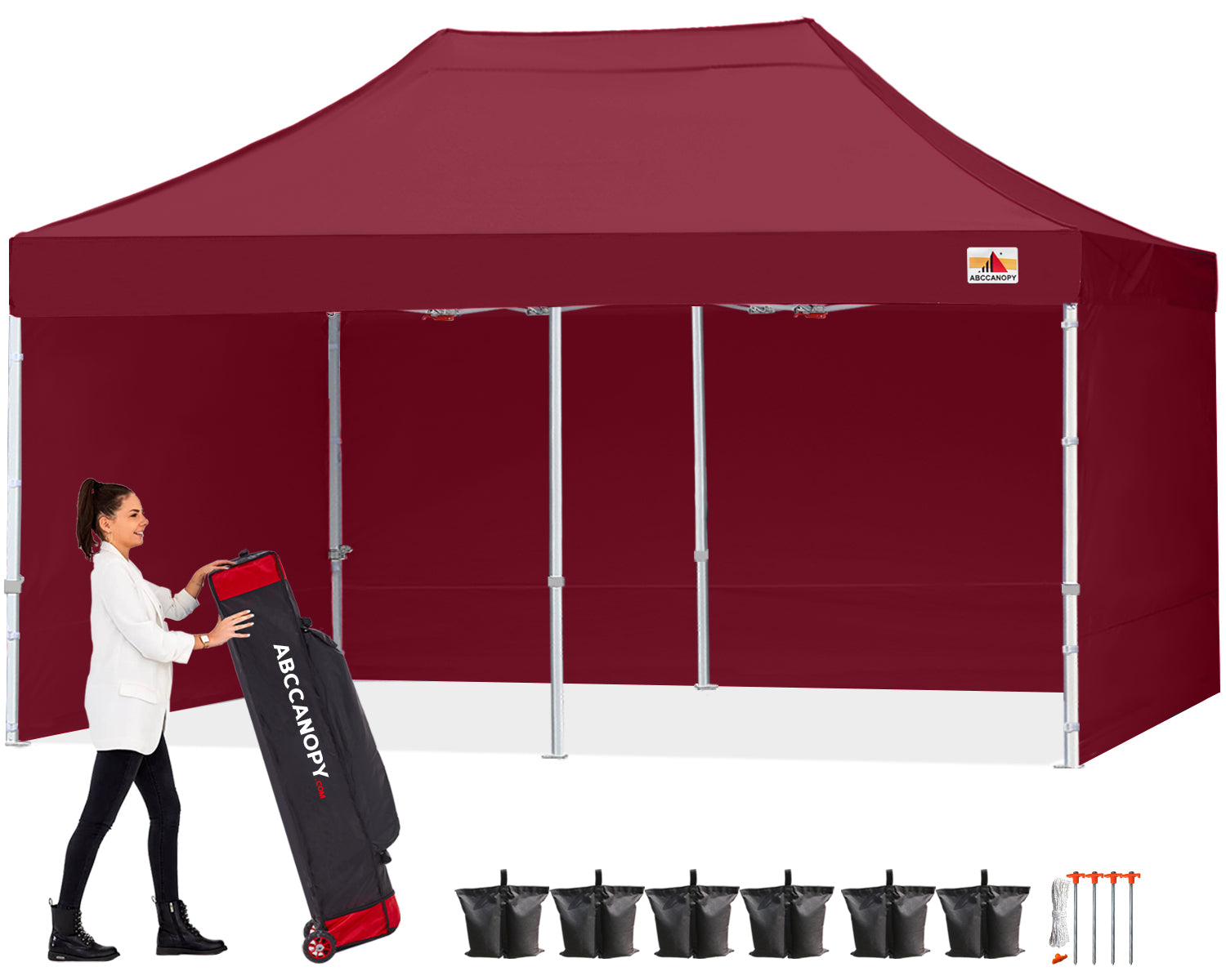 S1 Commercial Canopy Tent With Sidewalls 10x10/10x15/10x20