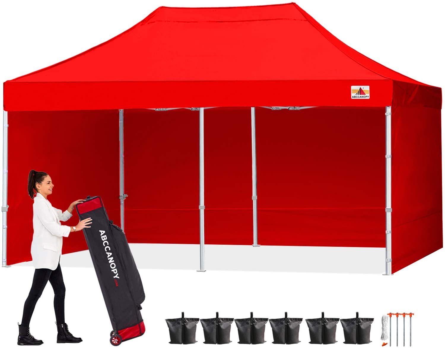 S1 Commercial Canopy Tent With Sidewalls 10x10/10x15/10x20