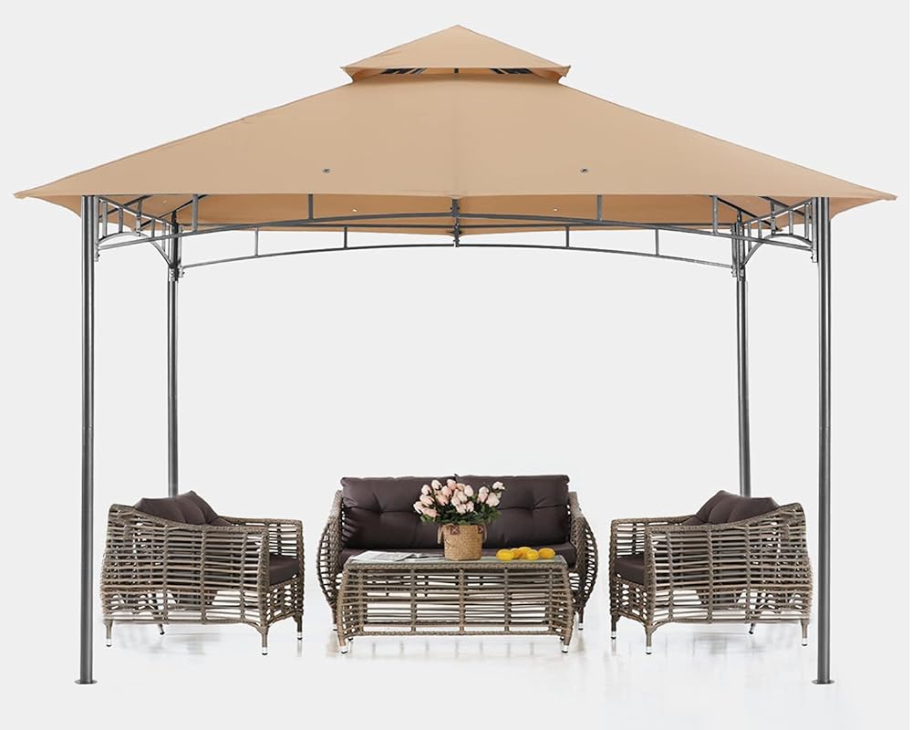 Double Tiered Patio Gazebo For Garden