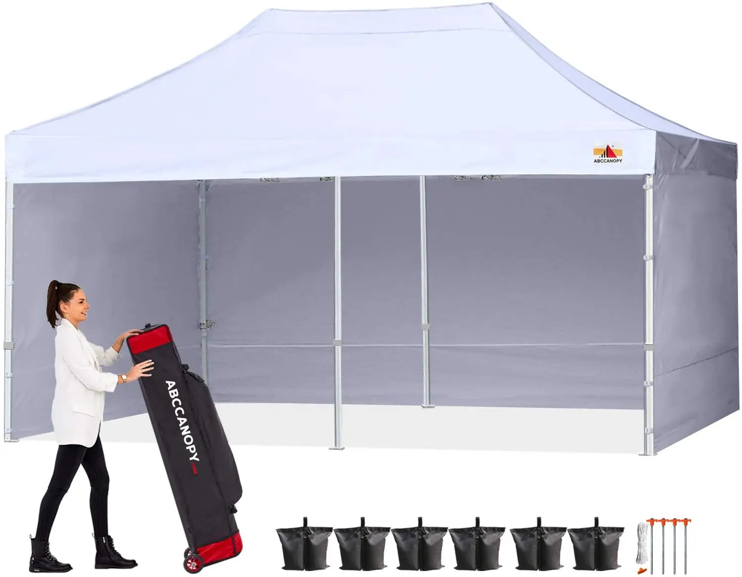 S1 Commercial Canopy Tent With Sidewalls 10x10/10x15/10x20