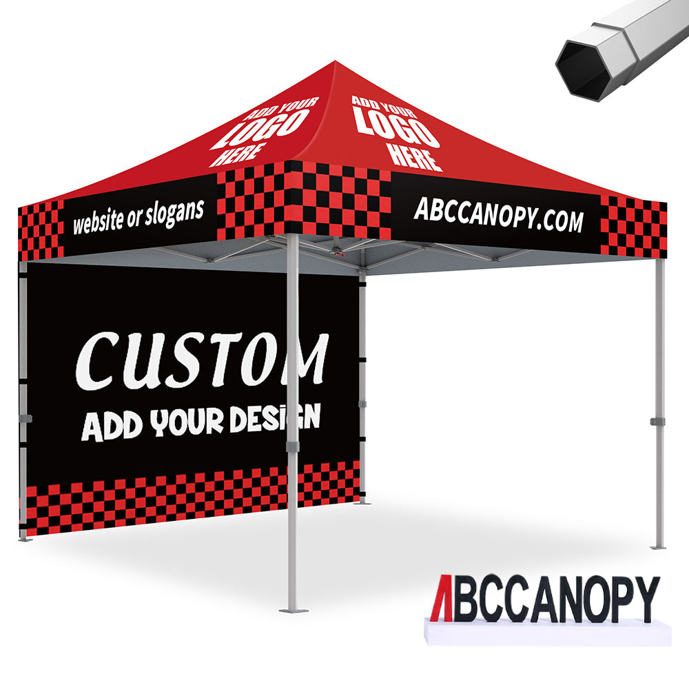 Custom Canopy Tent Pop Up Shelter (S1 Nova Base-Frame) - 8x8, 10x10, 10x15, 10x20