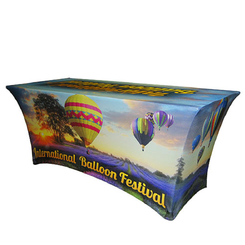 Custom Stretch Table Cover 6FT (Arc-shaped)