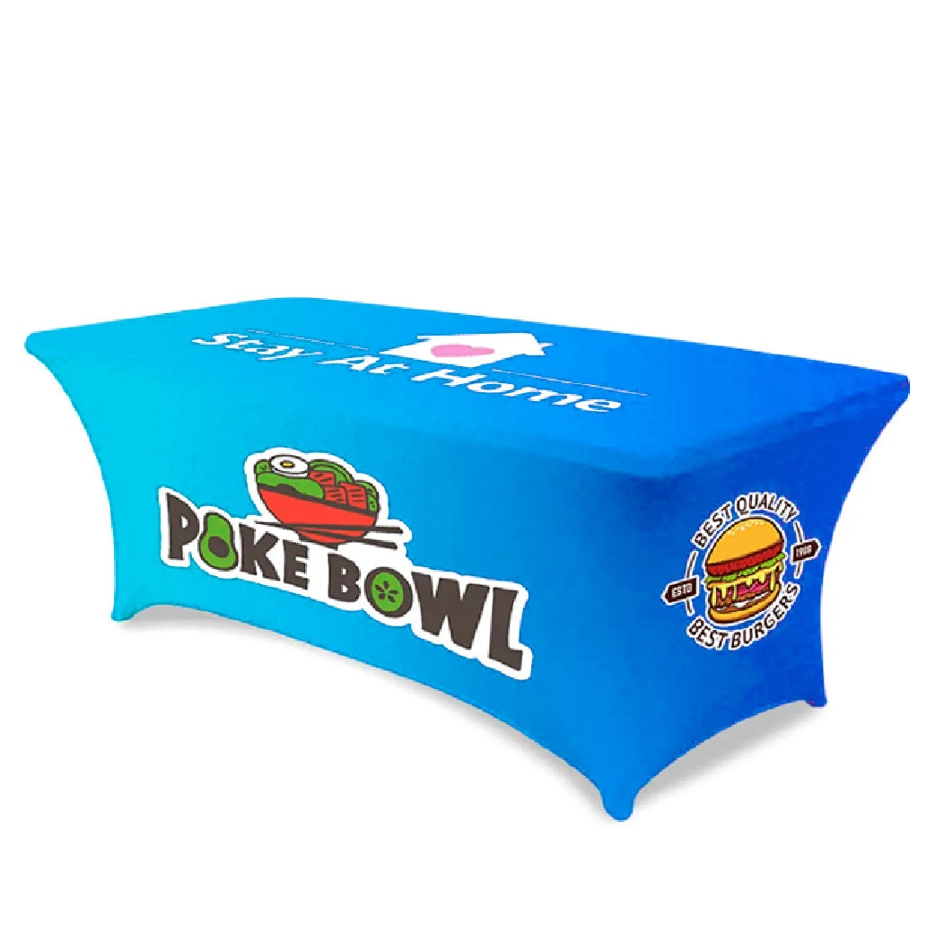 Custom Stretch Table Cover 6FT (Arc-shaped)