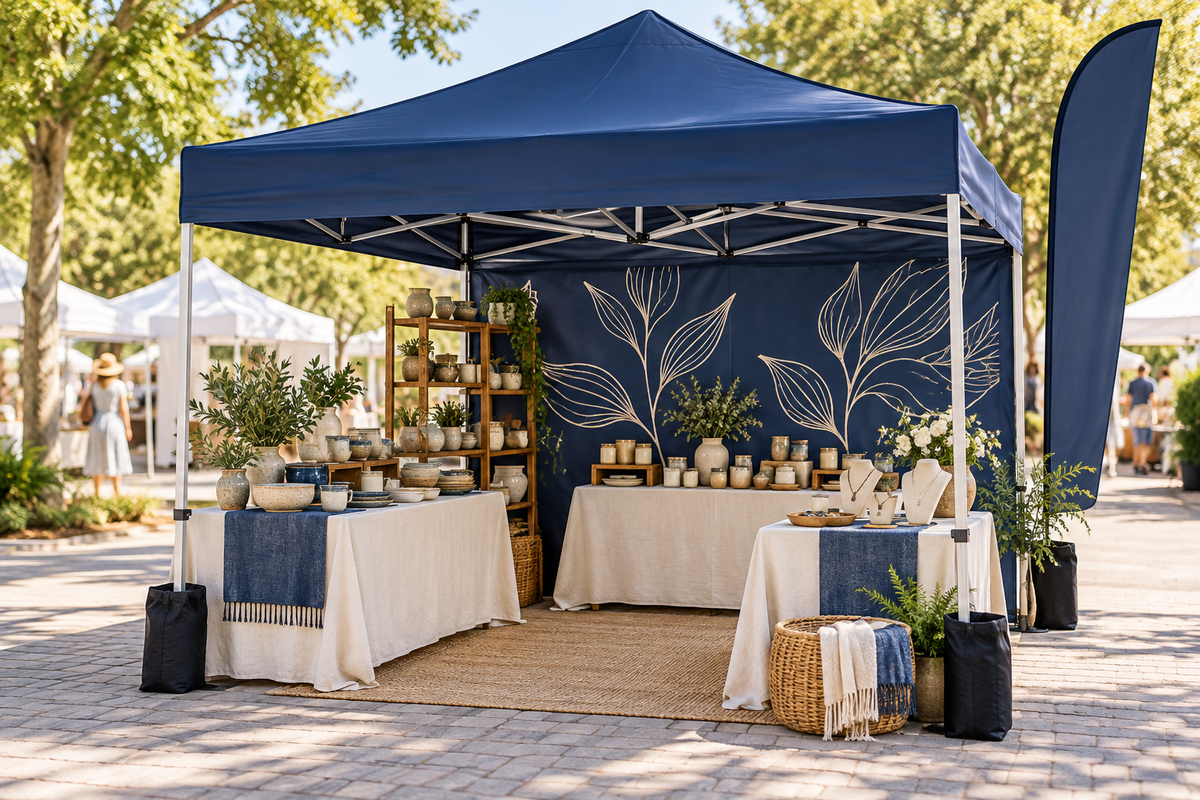 Craft Fair Vendor Booth Ideas (2026): Why Your Tent Matters As Much As Your Display
