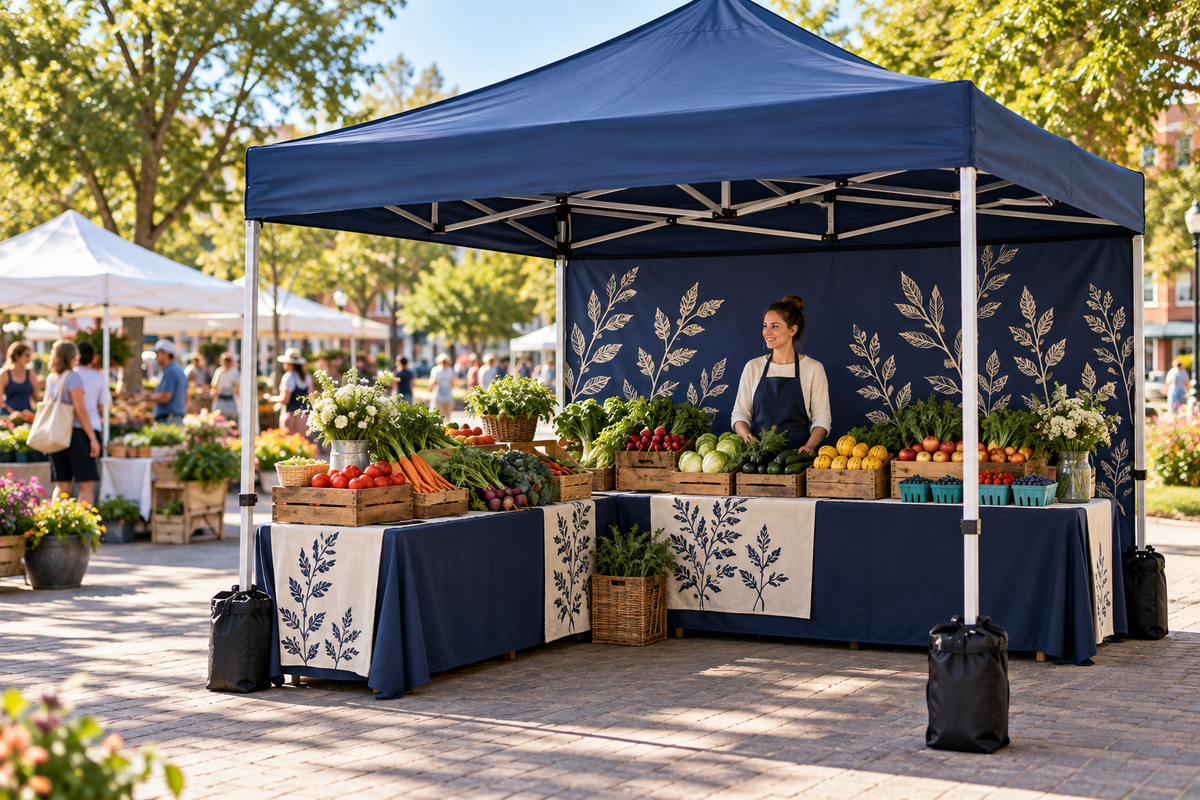 Best Canopy Tent For Farmers Market (2026): Choosing By Budget And Branding Goals
