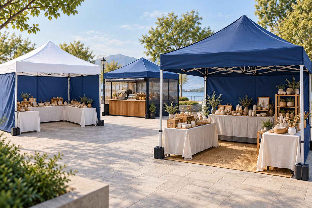 10x10 Vendor Booth Ideas (2026): How To Match Your Layout To The Right Canopy