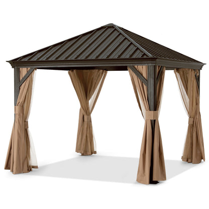 Hardtop Gazebo - Outdoor permanent gazebo and Netting
