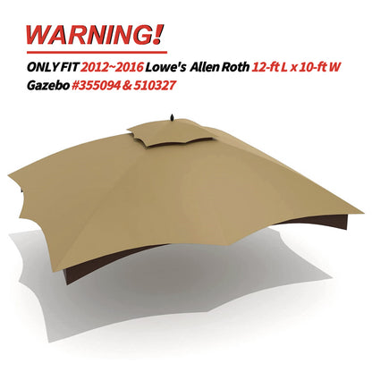 10x12 Gazebo Replacement Accessories (GF-12S004B-1/GF-12S004BTO)