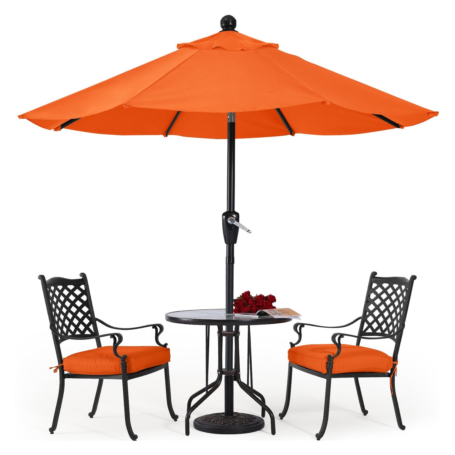 [SALE] Outdoor Waterproof Table 8 Ribs Umbrella with Crank