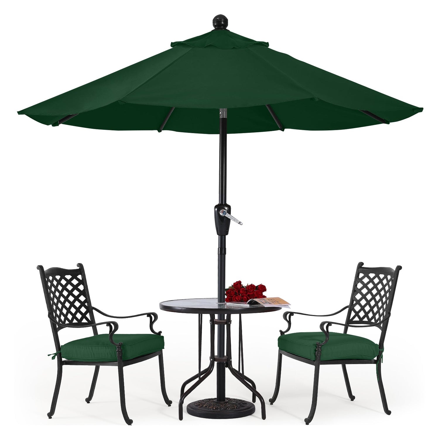 [SALE] Outdoor Waterproof Table 8 Ribs Umbrella with Crank