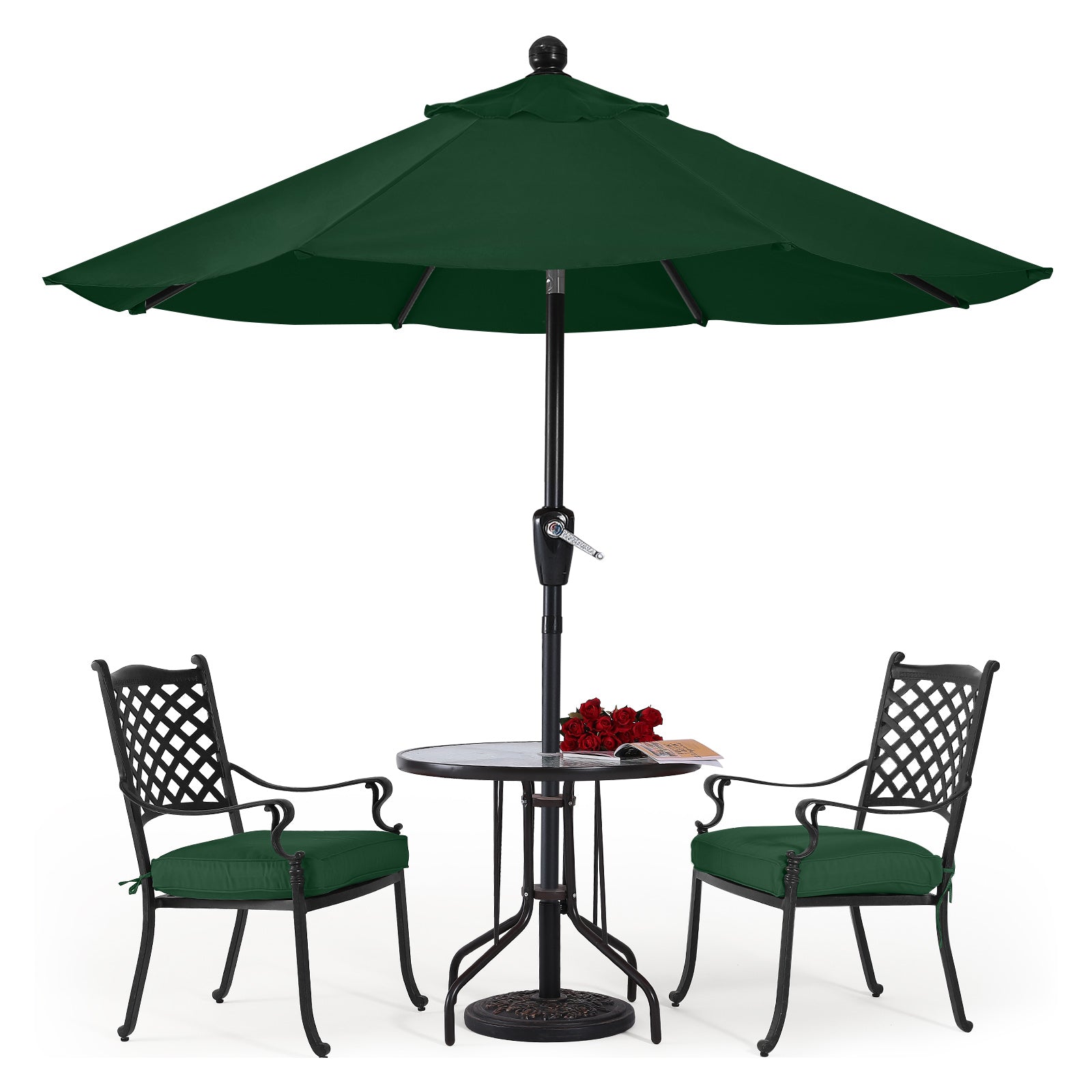 [SALE] Outdoor Waterproof Table 8 Ribs Umbrella with Crank