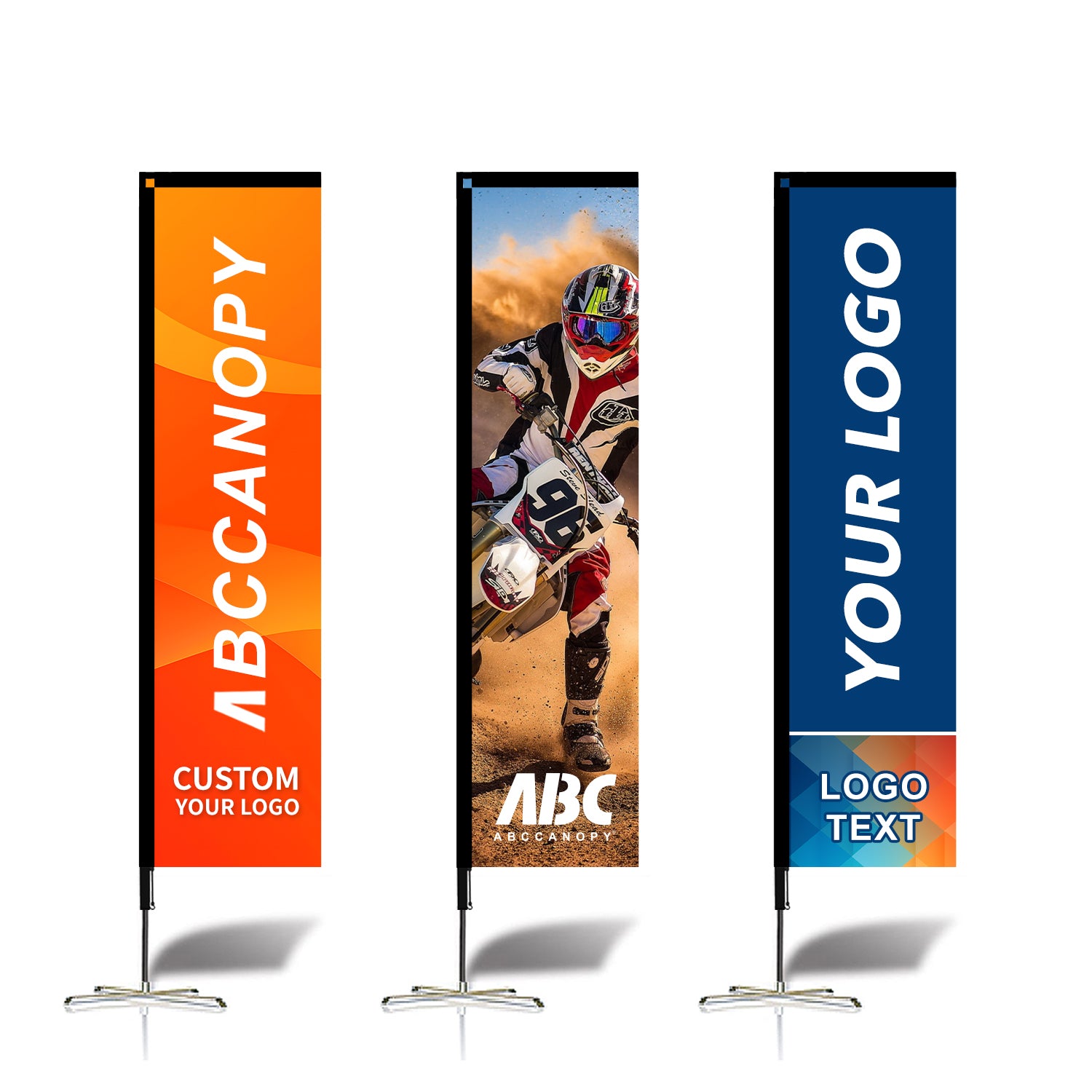 Custom Feather Flag Blade Flag 8FT/10FT/12FT (1 Flag)