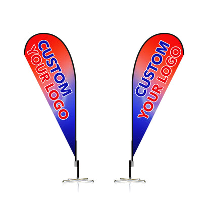 Custom Teardrop Flag 8FT/10FT/12FT (1 Flag)