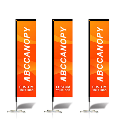 Custom Rectangle Flag 8FT/10FT/12FT