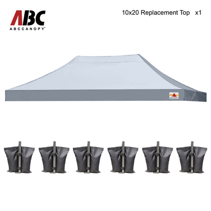 Top cover For 10x20 pop-up canopy