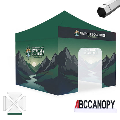 Custom Canopy Tent Pop Up Shelter (S1 Nova Base-Frame) - 8x8, 10x10, 10x15, 10x20