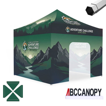 Custom Canopy Tent Pop Up Shelter (S1 Nova Base-Frame) - 8x8, 10x10, 10x15, 10x20