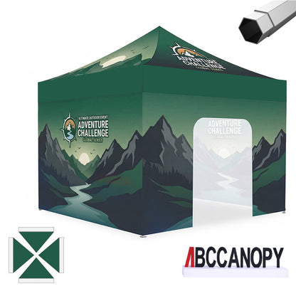 Custom Canopy Tent Pop Up Shelter (S1 Nova Base-Frame) - 8x8, 10x10, 10x15, 10x20