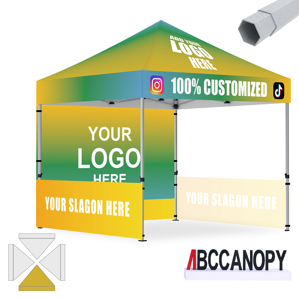S3 BenchMark Brio Shield Custom Aluminum Canopy 10x10, 10x15, 10x20