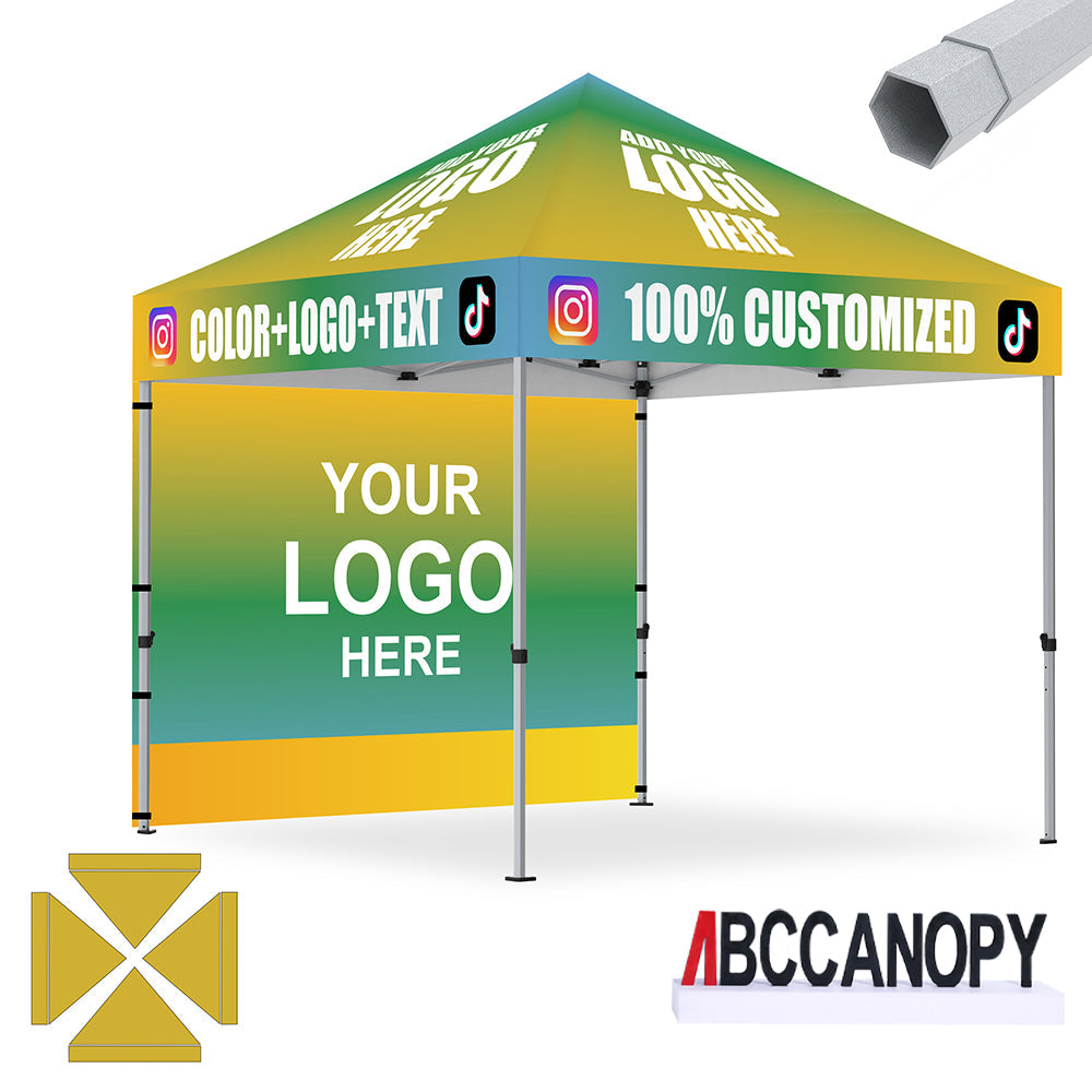 S3 BenchMark Brio Shield Custom Aluminum Canopy 10x10, 10x15, 10x20