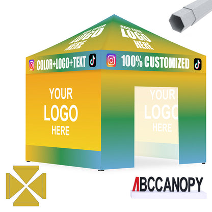 S3 BenchMark Brio Shield Custom Aluminum Canopy 10x10, 10x15, 10x20