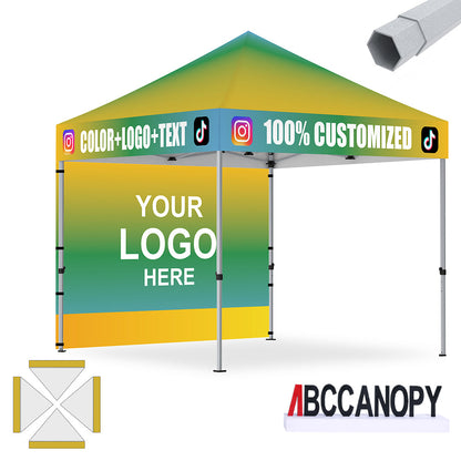 S3 BenchMark Brio Shield Custom Aluminum Canopy 10x10, 10x15, 10x20