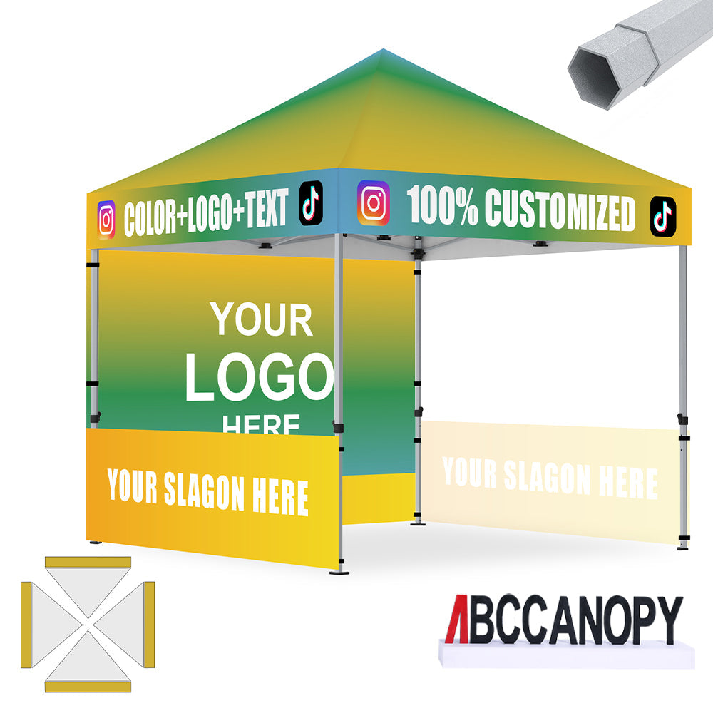 S3 BenchMark Brio Shield Custom Aluminum Canopy 10x10, 10x15, 10x20