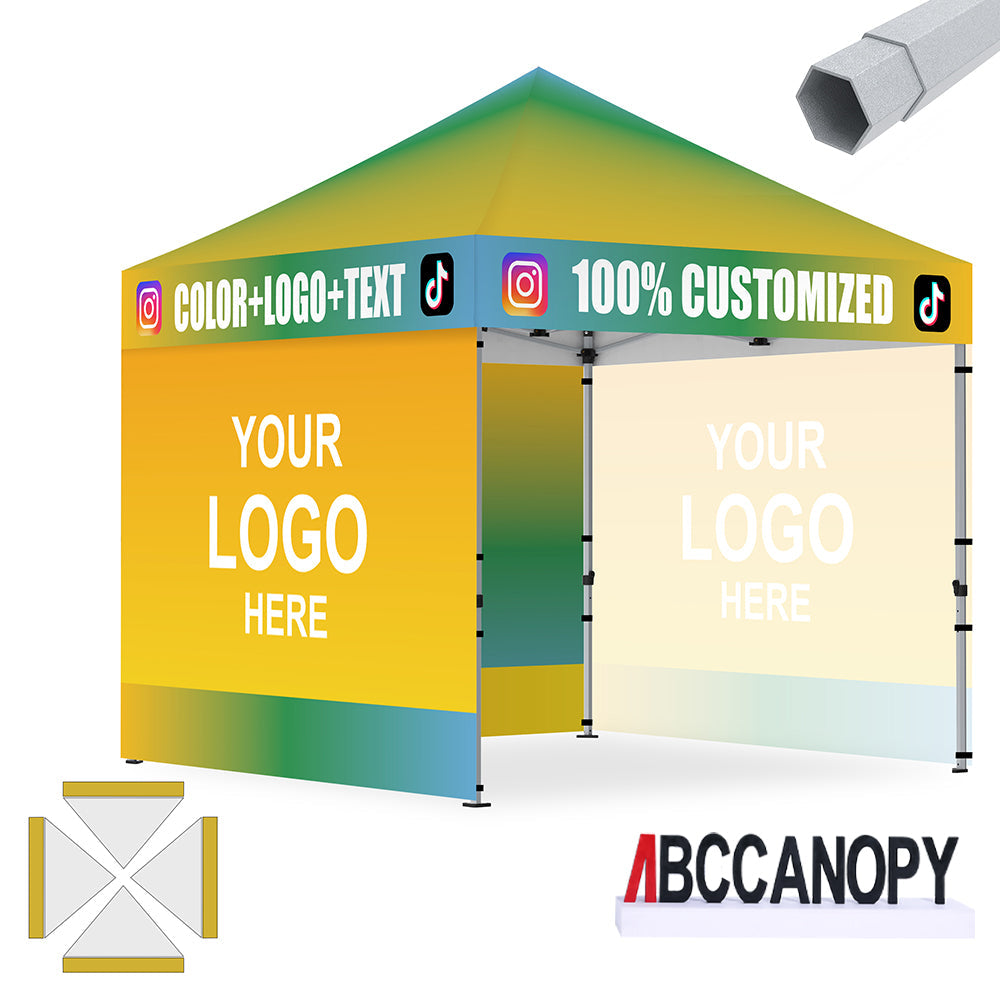 S3 BenchMark Brio Shield Custom Aluminum Canopy 10x10, 10x15, 10x20
